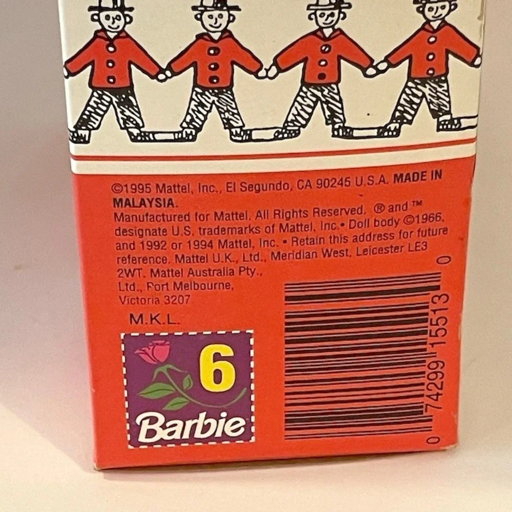 1995‎ Hamleys West End Barbie Doll from Hamleys Toy Store in London #15513